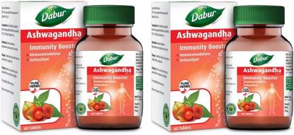 Dabur Ashwagandha Tablet Natural Immunity Booster (Pack of 2)