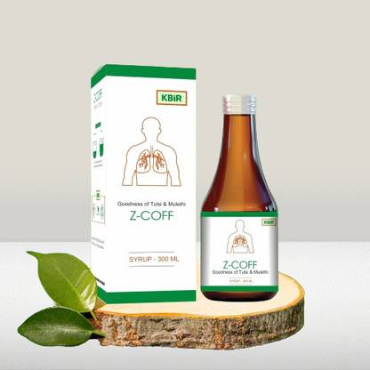 KBIR WELLNESS Z-CUFF Syrup | Ayurvedic Cough Syrup | Relief From All Types Of Cough & Cold