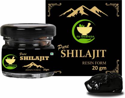 FIJ AYURVEDA Pure Shilajit/Shilajeet Resin for Men & Women - 20Gm