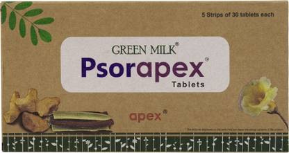 Green Milk Ayurveda Psorapex Tablets For Skin Disorders