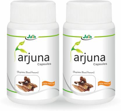 Jain Arjuna Capsules - 60 Count (Pack of 2)