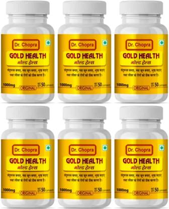 DR. CHOPRA PHARMACLS Gold Health Capsules Pack Of 6