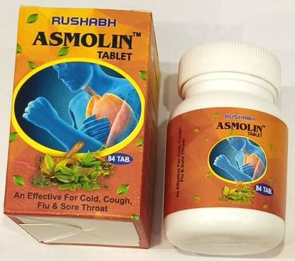 Rushabh Gaharwar ASMOLIN TABLET-84 Tablets | Cough,Cold | Asthma & Bronchitis