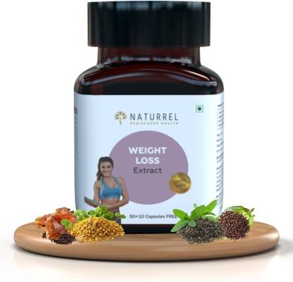Naturrel Weight Loss - 60 Tablets | Weight Management | Metabolism Booster|