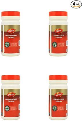 Dabur Lavan Bhaskar Churna 60gx4 Increases Appetite and Improves Digestion