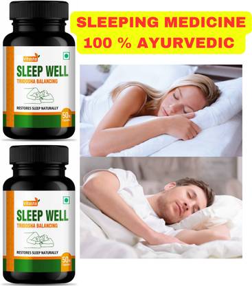 VITASTA Sleep well,Ayurvedic Sleeping pills for help Improve Sleep quality