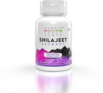 Madhya Earth Shilajeet Extract Veg. Capsules