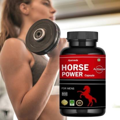 ACTIWOW Horse Power Capsules - Turbo Energy for Active Men