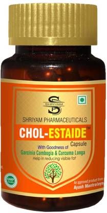 CHOL ESTAIDE Ayurvedic Fat Burner,Weight Management & Fuels Metabolism with Garcinia Cambogia