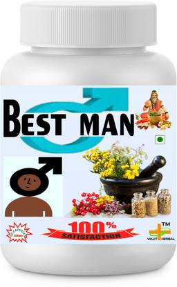 VIKJIT HERBALS BEST MAN 60 VEG CAPSULE PACK OF -1