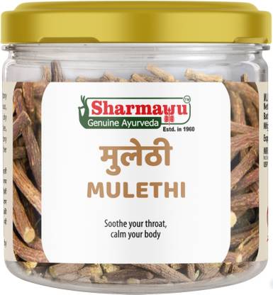 SHARMAYU Mulethi | Ayurvedic Relief for Acidity, Cough & Cold | 50 GM