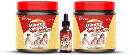 Dr.Satnam's Arogyam Ayurveda Pack Of 2 Allergy Raskshak Avaleha & Ghee Combo