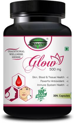 Sabates Glow Caps For Helps To Glowing And Radient Skin Acne Spot Free Face