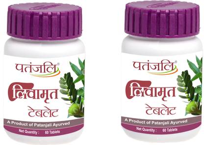 PATANJALI Livamrit Tablet 60N X2=120(Pack of 2)
