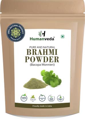Humanveda Natural Brahmi Powder (Churna) For Brain & Memory, 100gm