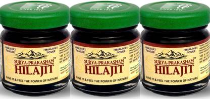 Kesri Surya-Prakasham Shilajit (Pack of 3, Each pack 20 gm)