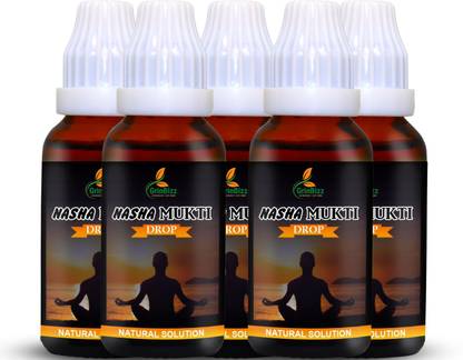 grinbizz Nasha Mukti Drop Easy To Quit De Addiction/Drink Stop/Smoke Free/Nasha Mukt Dawa