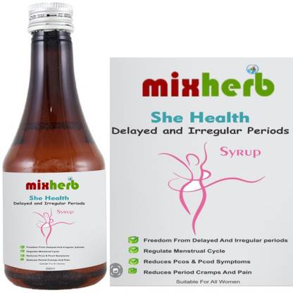 Mixherb MIXHERB DELAYED & IRREGULAR PERIODS SYRUP