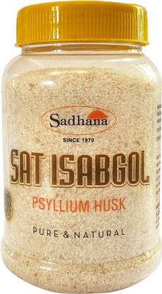 Sadhana Ayurvedics Isabgol Husk 100 Gram/Helps to Increase Stool & Promote Laxation
