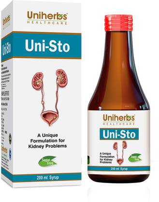 Uniherbs Uni Sto Ayurvedic Medicine Kidney Stone Syrup| Helps Strengthen Kidneys Health