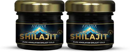 Ayuvya Pure Himalyan Shilajit Gold Resin for Strength, Power & Stamina