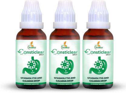 grinbizz Consticlear Drop Acidity Gas Relief Ayurvedic Medicine |Constipation Relief Drop
