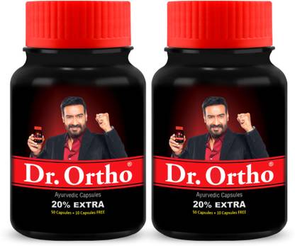 Dr. Ortho AYURVEDIC PAIN RELIEF CAPSULES (60 Caps in each Container)(Pack of 2)