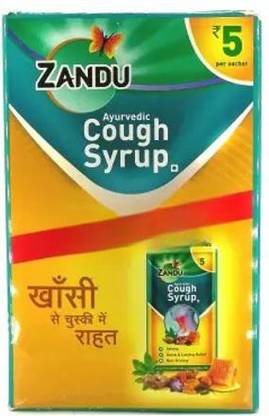 ZANDU Ayurvedic Cough Syrup (36N X 8ml) Sachets