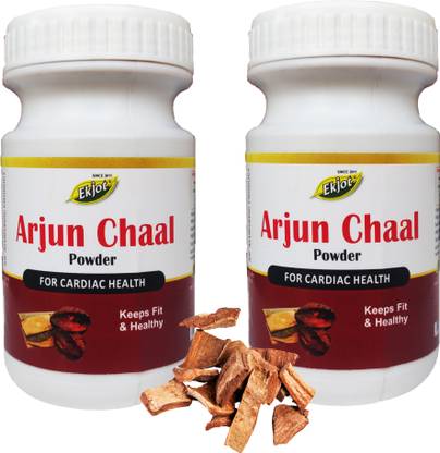 Ekjot Arjun Chaal Powder | Arjuna Bark | Cholesterol Control (Pack of 2)