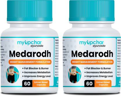 myupchar ayurveda Medarodh Capsule for Weight Management, Fat Blocker & Burner|Increase Metabolism