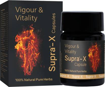 Supra X Capsules 10 Caps | Power Capsules for Men | With Museli