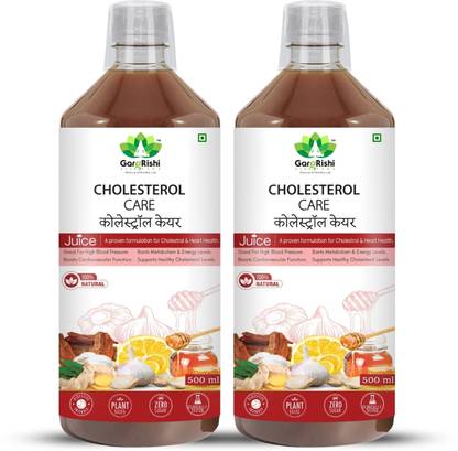 GargRishi Ayurveda Cholesterol Care Juice Natural Heart Health Drink Supports