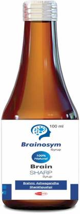 Symcox Brainosym Ayurvedic Brain Tonic 100ml | With Shankhpushpi, Brahmi, Ashwagandha