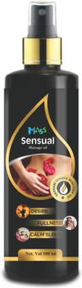 MASS Sensual Oil Stress Relief Massage Oil improves circulation reflexes 100 ML