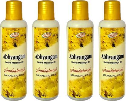 श्रीगंगा Ganga abhyangam (pitta) (pack of 4)