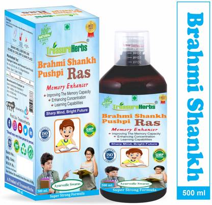 TreasureHerbs Brahmi Juice with Shankhpushpi for Memory Booster