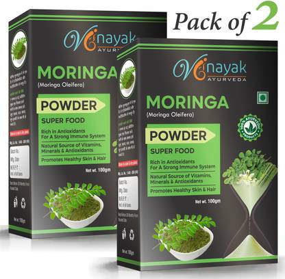 VINAYAK AYURVEDA Pure Moringa Leaf Powder For Weight Loss (200 g)