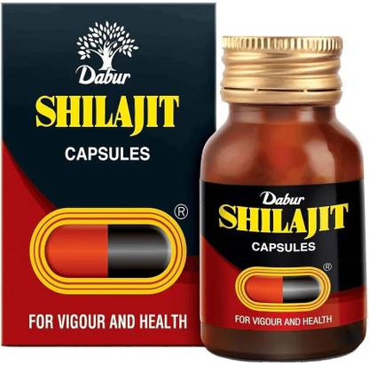 Dabur Shilajit Capsules | For Immunity, Strength, Stamina & Power
