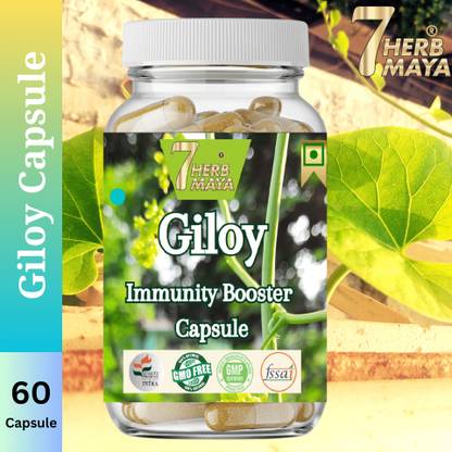 7Herbmaya Giloy Immunity Capsule & Giloy Tablets _ Supports Overall Health _ Well-Being