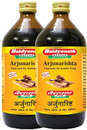 Baidyanath Arjunarishta 450 ml (Pack of 2) for Healthy Heart Care