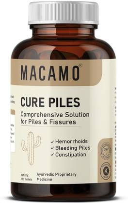 Macamo Cure Piles Tablets Comprehensive Solution for Hemorrhoids and Fissures