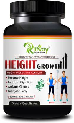 Riffway Height Growth Capsules Body Growth Supplement Gains Extra Height Inches