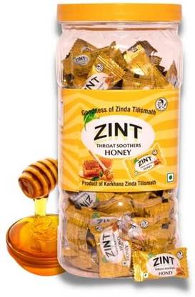 Zinda Tilismath Zint Assorted Throat Soothers Jar(150 pcs)Lemon Ginger & Honey Flavours