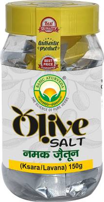 Basic Ayurveda Olive Salt (Zaitoon Namak) Jaitun Ka Namak zaitoon