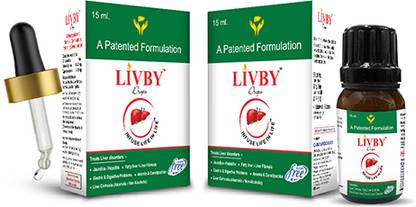LIVBY Drops, Worlds only PATENTED PRODUCT (GoI) FOR LIVER CURE AND ISSUES 15ML PACK