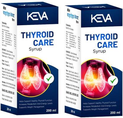 KEVA Thyroid Care Ayurvedic Medicine Syrup (Pack Of 2)