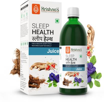 Krishna's Herbal & Ayurveda Sleep Health Juice | Restores Sleep Naturally