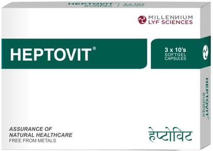 millennium herbal care HEPTOVIT SGC | 120 Capsules | For Healthy Liver