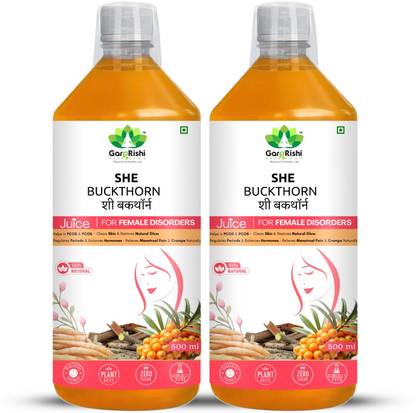 GargRishi She Buckthorn Juice for Women | PCOD Relief, Hormonal Balance & Skin Glow