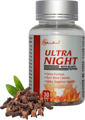 Aayatouch +3bvv Ultra Night Capsule With Black Pepper|Safed Musli|Ashwagandha|Jaiphal|